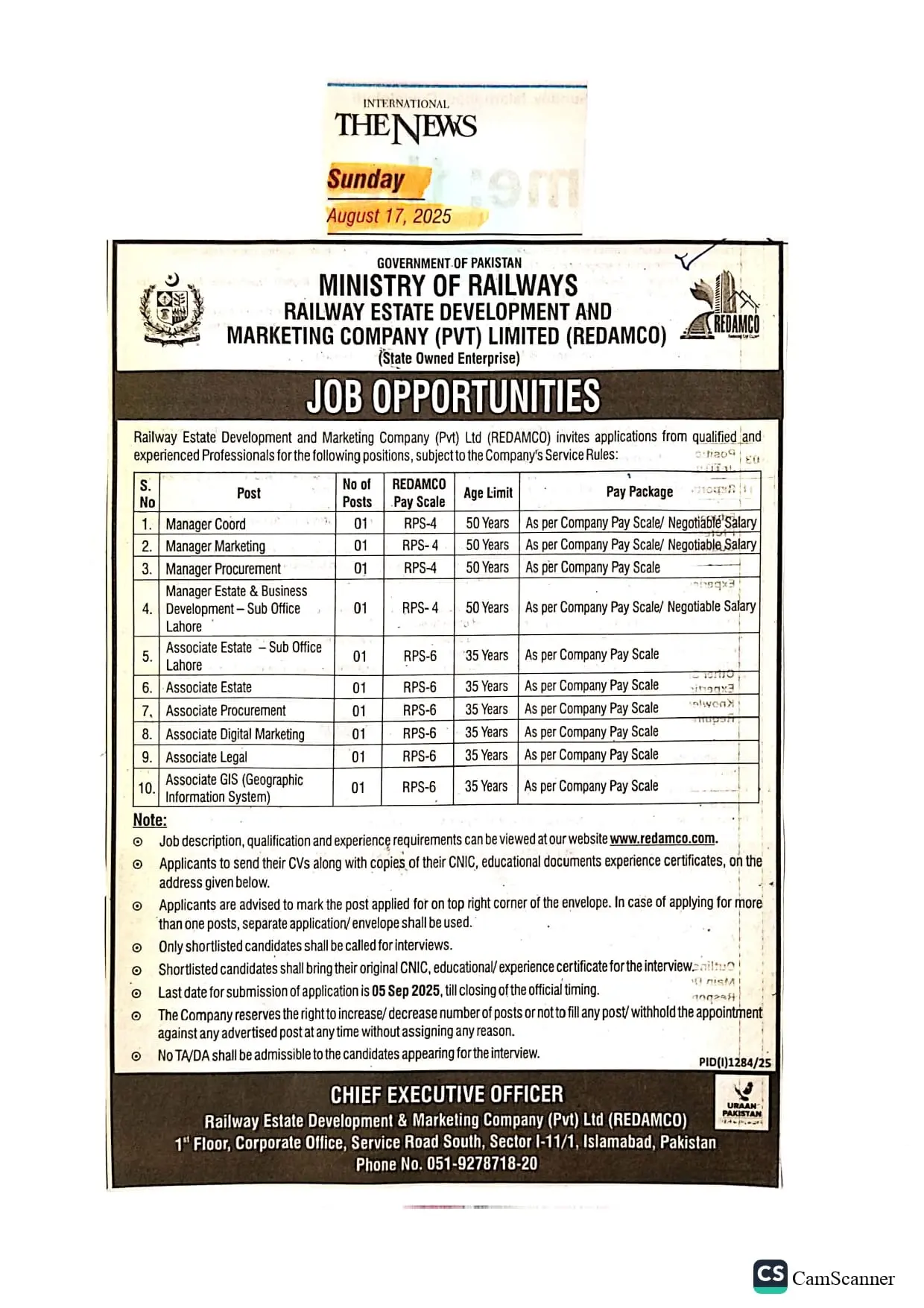 Ministry Of Railway Latest Jobs 2025