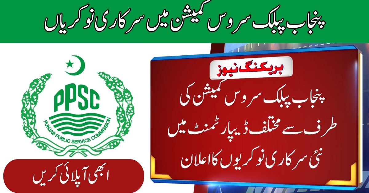 PPSC Jobs 2025 Advertisement No.40