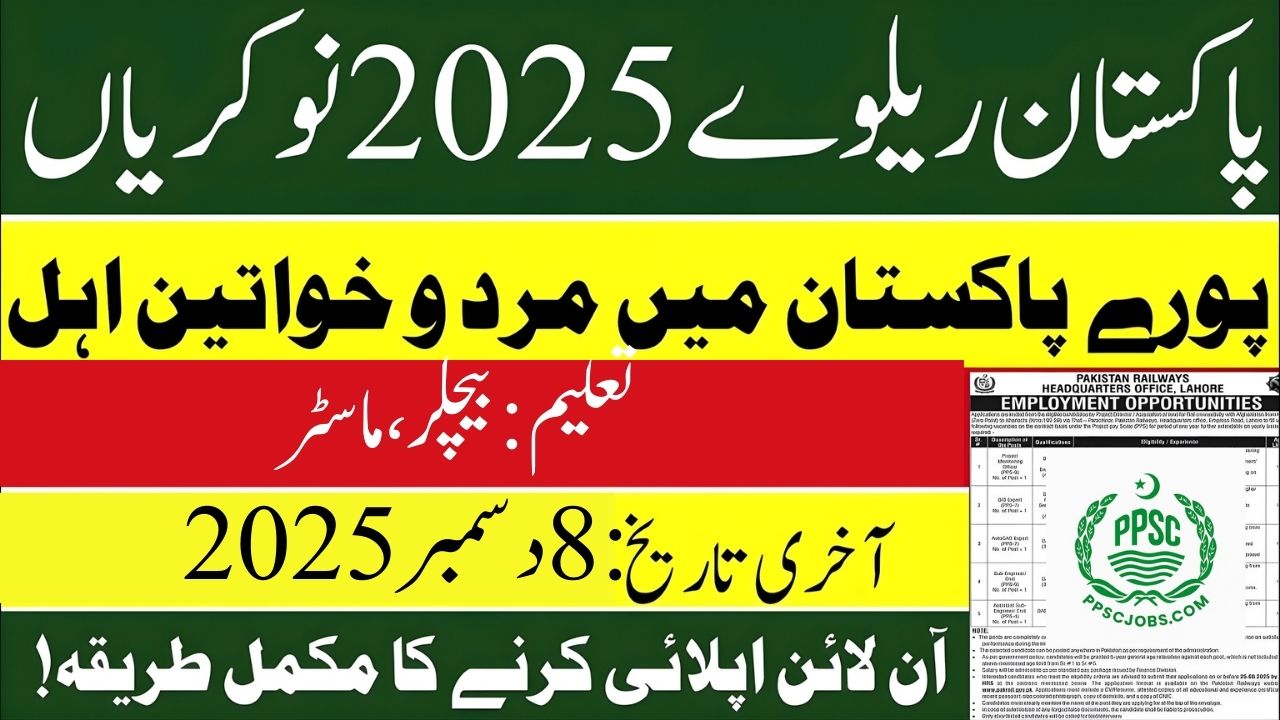 Ministry Of Railways Jobs 2025