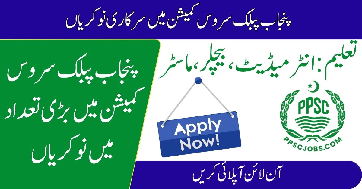 PPSC Jobs 2025 Advertisement No.43