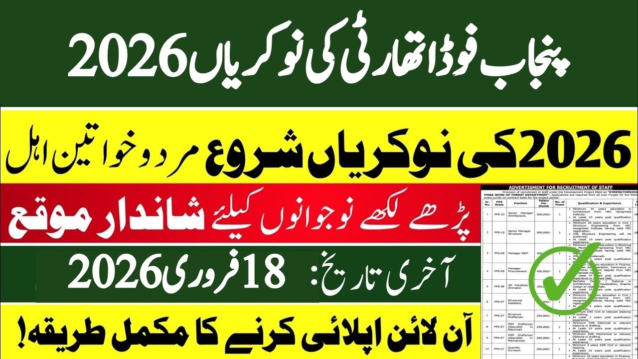 Punjab Food Authority Jobs 2026