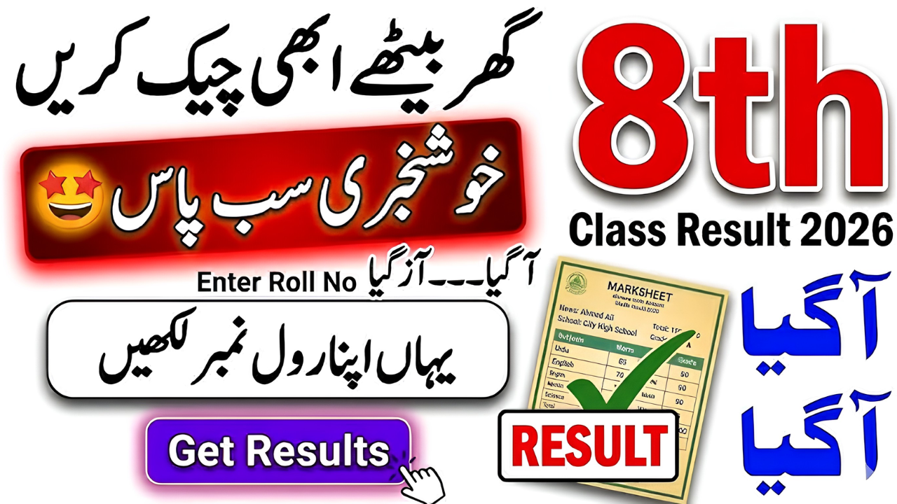 Punjab 8th Class Result