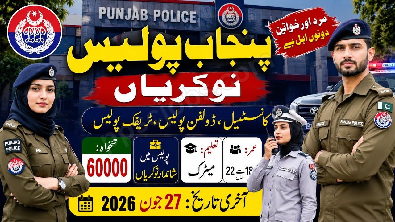 Punjab Police Jobs Murree