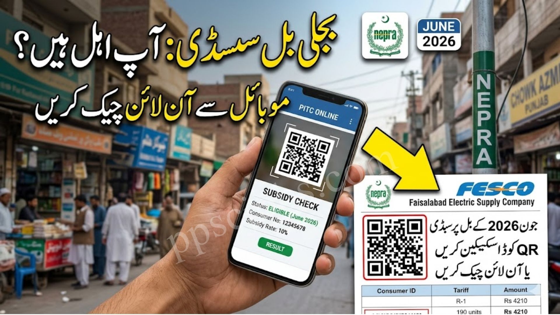 Check Electricity Bill Subsidy Eligibility Online in Pakistan